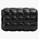 Bottega Veneta Padded Intreccio Cassette Crossbody Bag Black