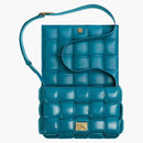 Bottega Veneta acolchado Intrecio Cassette Crossbody Bag Mallard