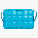 Bottega Veneta Padded Intreccio Cassette Crossbody Bag Pool