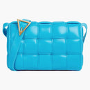 Bottega Veneta Padded Intreccio Cassette Crossbody Bag Pool