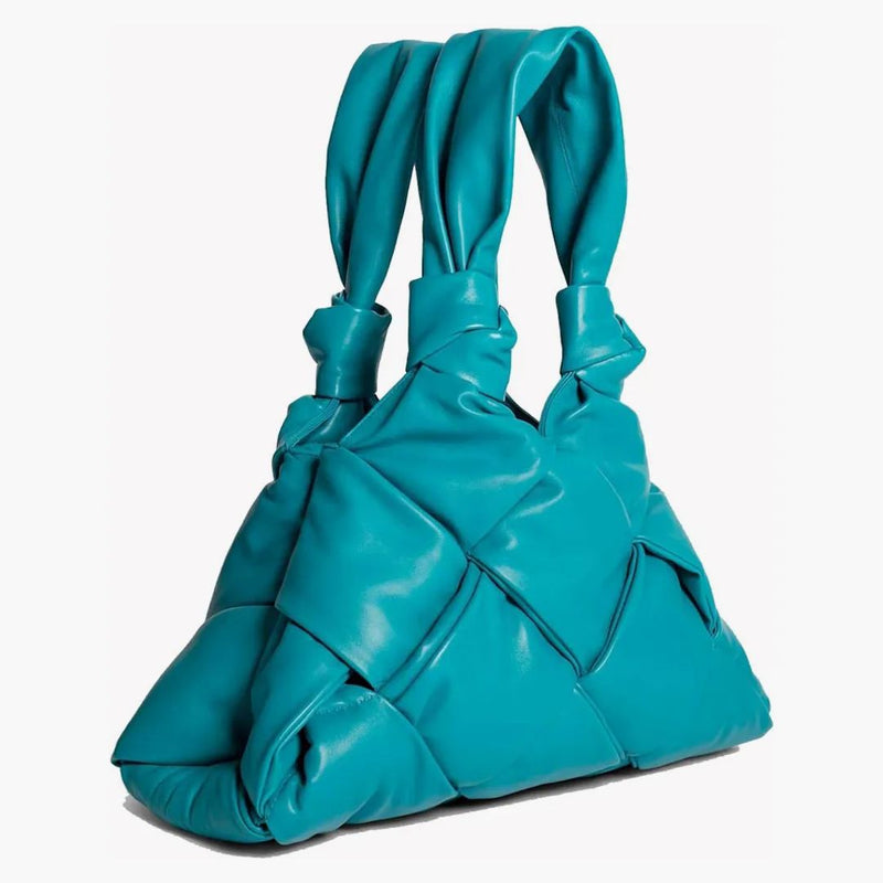 Bottega Veneta Padded Shoulder Bag Blue