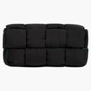 Bottega Veneta Padded Tech Cassette Intreccio Crossbody Bag Medium Black/Parakeet