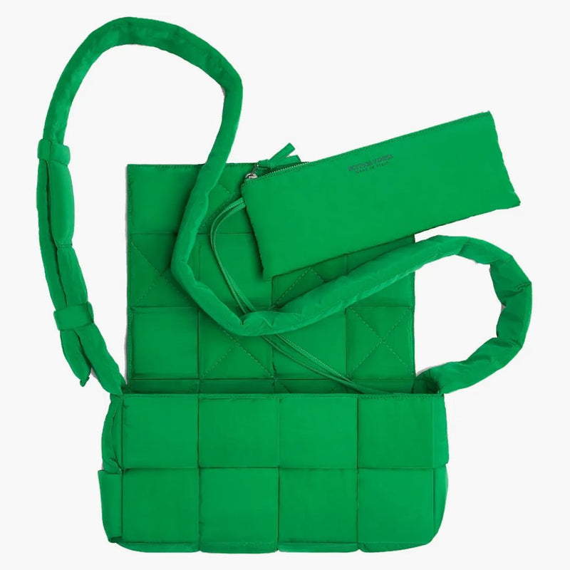 Bottega Veneta Padded Tech Cassette Parakeet