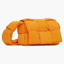 Bottega Veneta Cassette de tecnología acolchada Tangerine