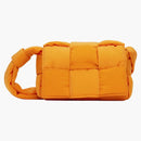 Bottega Veneta Cassette de tecnología acolchada Tangerine