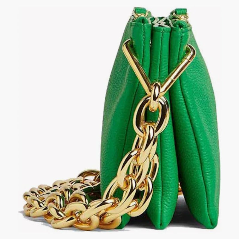 Bottega Veneta Parakeet Chain Pouch Green