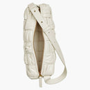 Bottega Veneta pliegues Intreccio Cassette Brick Shoulder Bag White