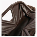 Bottega Veneta Point Triangle Handle Two Way Handbag Fondant