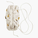 Bottega Veneta Pouch Mini Metallic Embellishment Chalk