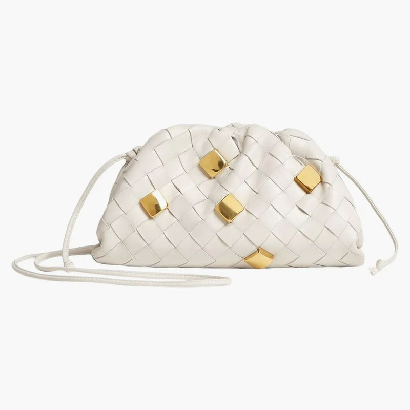 Bottega Veneta Pouch Mini Metallic Ozdobní křída