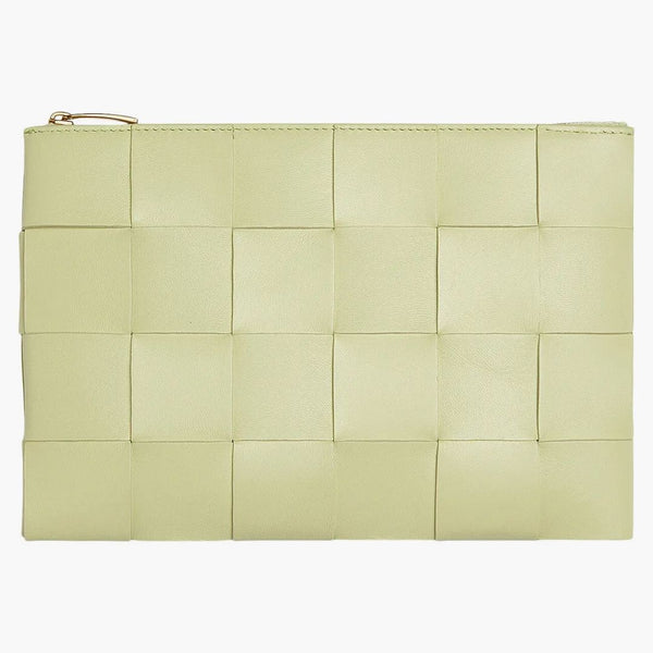 BOTTEGA Veneta pouzdro malého Intreccio Lemon Washed