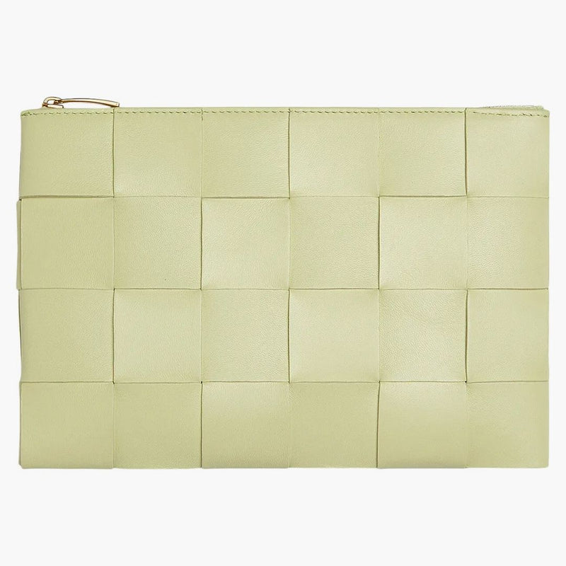 BOTTEGA Veneta pouzdro malého Intreccio Lemon Washed