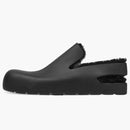 Bottega Veneta Puddle Shearling Rubber Slingback Sandal Black