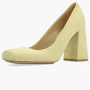 Bottega Veneta Pump Tower Suede Leather Light Yellow (women's)