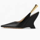Bottega Veneta Punta Pointed-toe Slingback Pumps Black (women's)