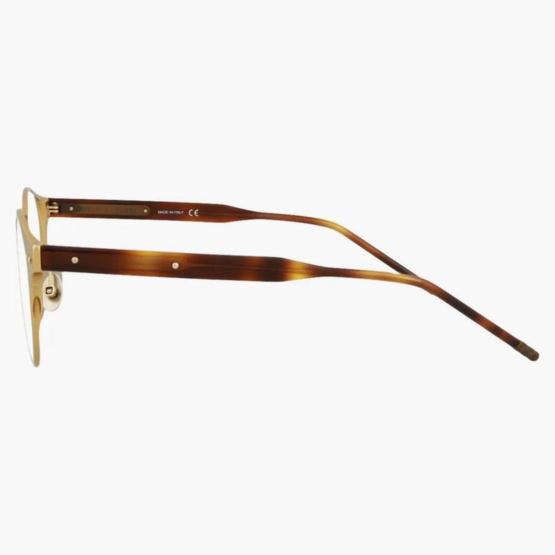 Bottega Veneta Round-frame Aluminium Sunglasses Bronze/havana/transparent (bv0180o-30002475-003)