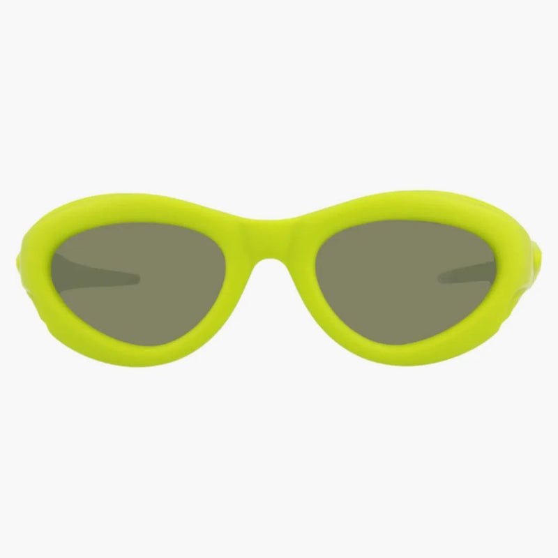 Bottega Veneta Rotonda occhiali da sole ovali verde/verde (BV1162S-30013384-003)