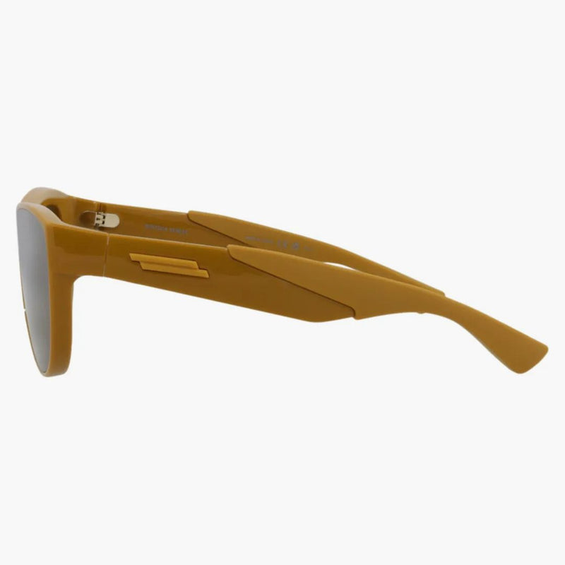 Bottega Veneta Occhiali da sole ovali rotondi giallo/giallo/marrone (BV1234S-30014284-003)