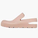Bottega Veneta Rubber Slingback Puddle Shoe Peach Pink
