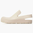Bottega Veneta Rubber Slingback Puddle Shoe White (women's)