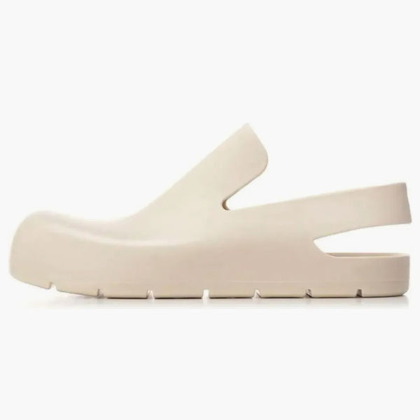 Bottega Veneta Rubber Slingback Puddle Shoe White (women's)
