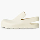 Bottega Veneta Rubber Slingback Puddle Shoe White