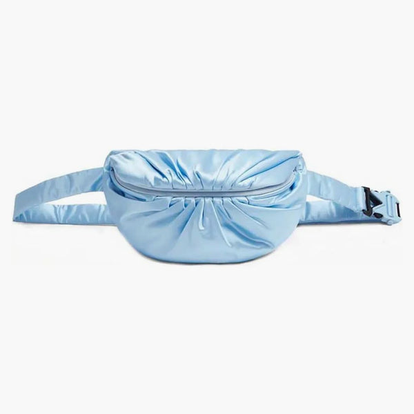 Bottega Veneta Satin Belt Bag Blue