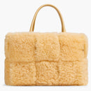 Bottega Veneta Shearling Arco Dead Small Intrecciato Teddy