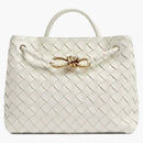Bottega Veneta Small Andiamo White