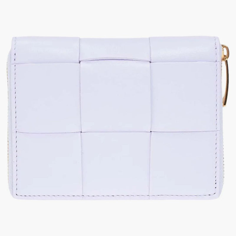 Bottega Veneta Small Cassette Bi-fold Zip Wallet Mirth Washed