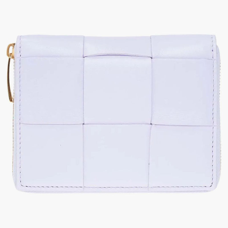 Bottega Veneta Small Cassette Bi-fold Zip Wallet Mirth Washed