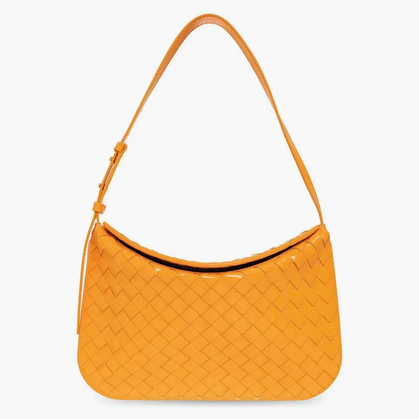 Bottega Veneta Small Flap Shoulder Bag Orange