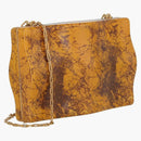 Bottega Veneta Wollato Leather Clutch Eggnog