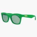 Bottega Veneta Square Frame Acetate Solglasögon Green (BV1061S-30009032-005)
