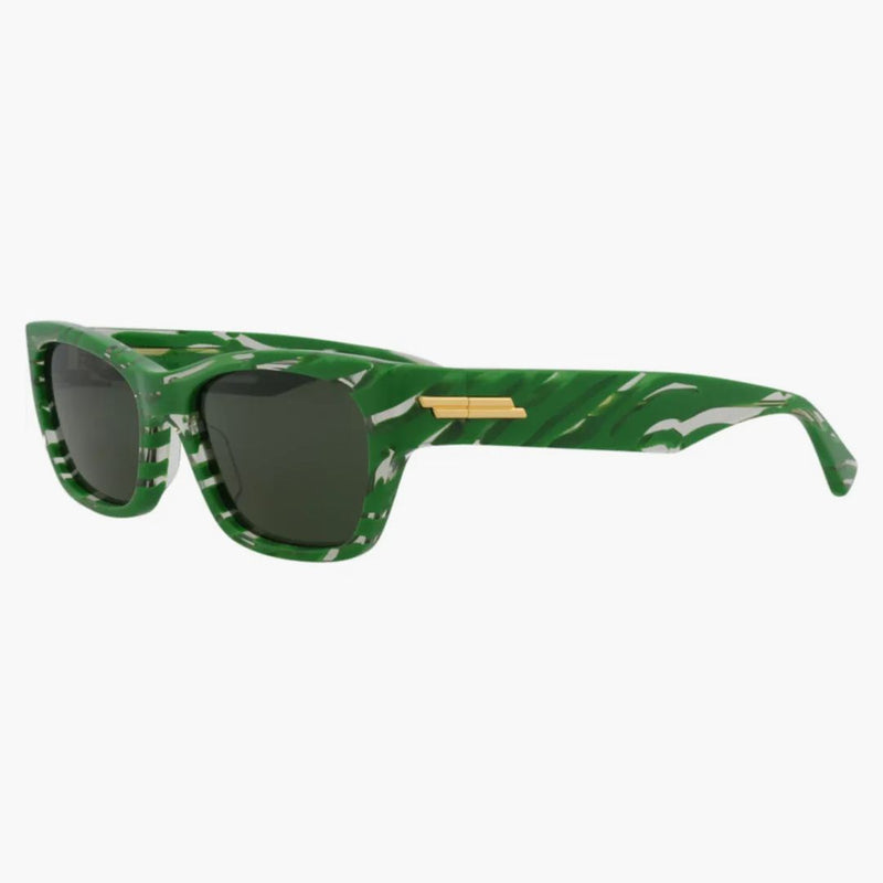 Bottega Veneta Square Rectangle Sunglesses Green/Green (BV1143S-30013129-004)