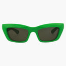 Bottega Veneta Square Sunglasses Green/green(bv1182s-30013671-003)