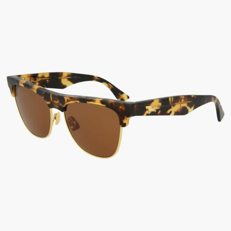 Occhiali da sole di Bottega Veneta Square Havana/Havana Brown (BV1003S-30007850-002)