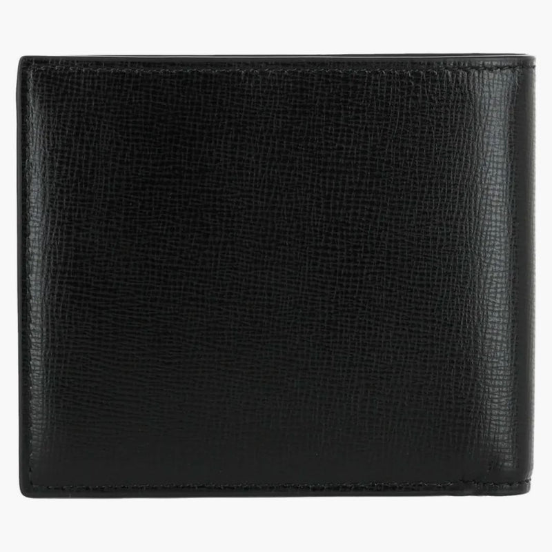 Bottega Veneta Stamped Logo Bifold Wallet Black/silver