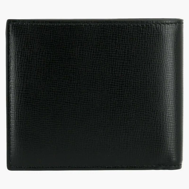 Bottega Veneta Stamped Logo Bifold Wallet Black/silver