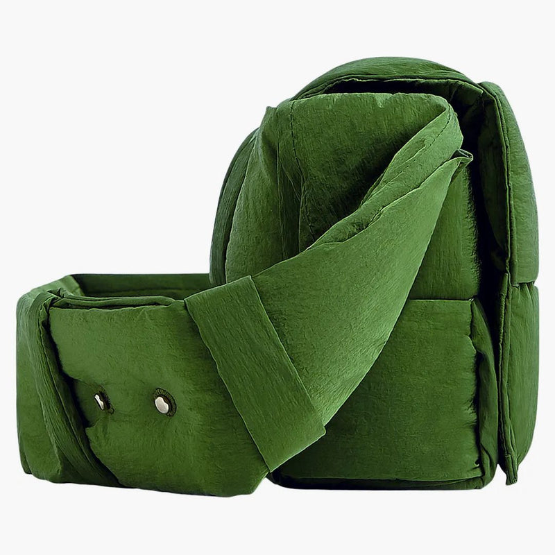Bottega Veneta Tech Cassette Crossbody Bag Padded Intreccio Avocado