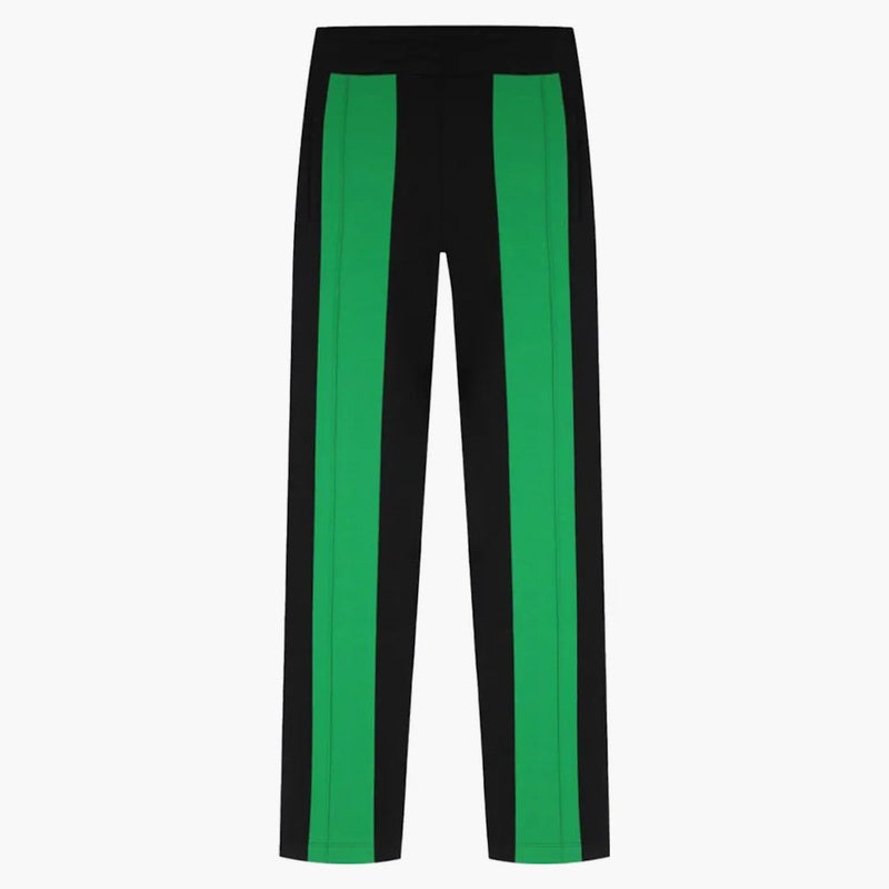 Bottega Veneta Technical Double Panel Track Trousers Black/green