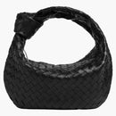 Bottega Veneta Teen Jodie Intreccio Black
