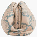 Bottega Veneta adolescente bolsa de pitón desvaída Cantaloupe/negro