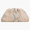 Bottega Veneta adolescente bolsa de pitón desvaída Cantaloupe/negro