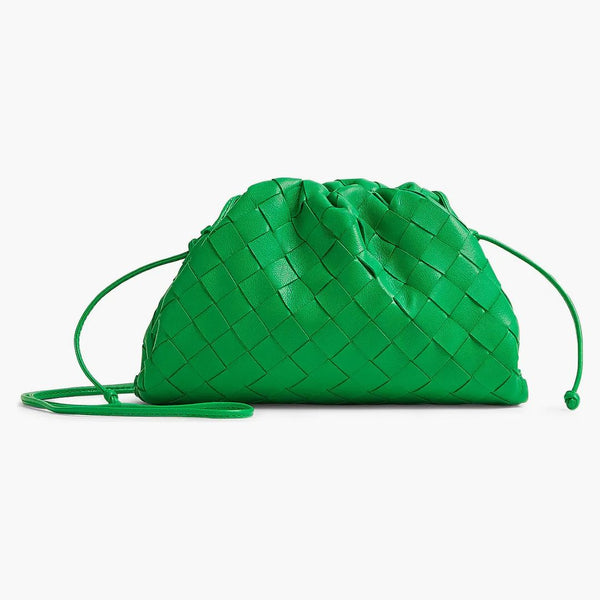Bottega Veneta the Mini Pouch Intreccio Weave Parakeet