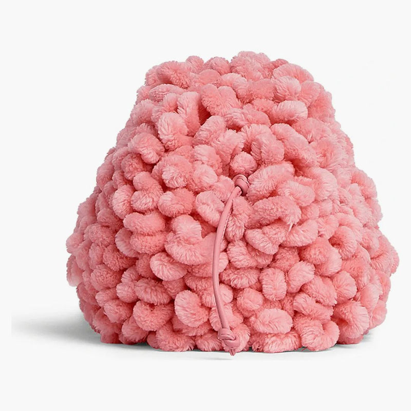 Bottega Veneta The Mini Pouch Mini Mop Effect Marshmallow/popsicle