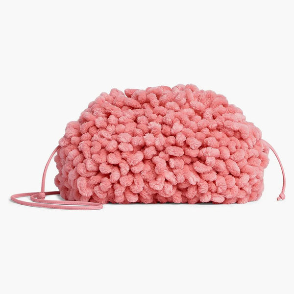 Bottega Veneta The Mini Pouch Mini Mop Effect Marshmallow/popsicle