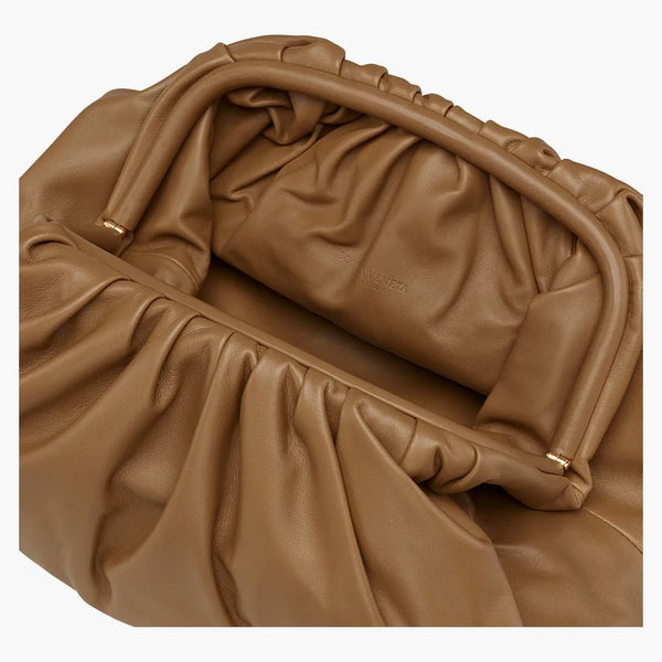 Bottega Veneta the Pouch Butter Calf Camel