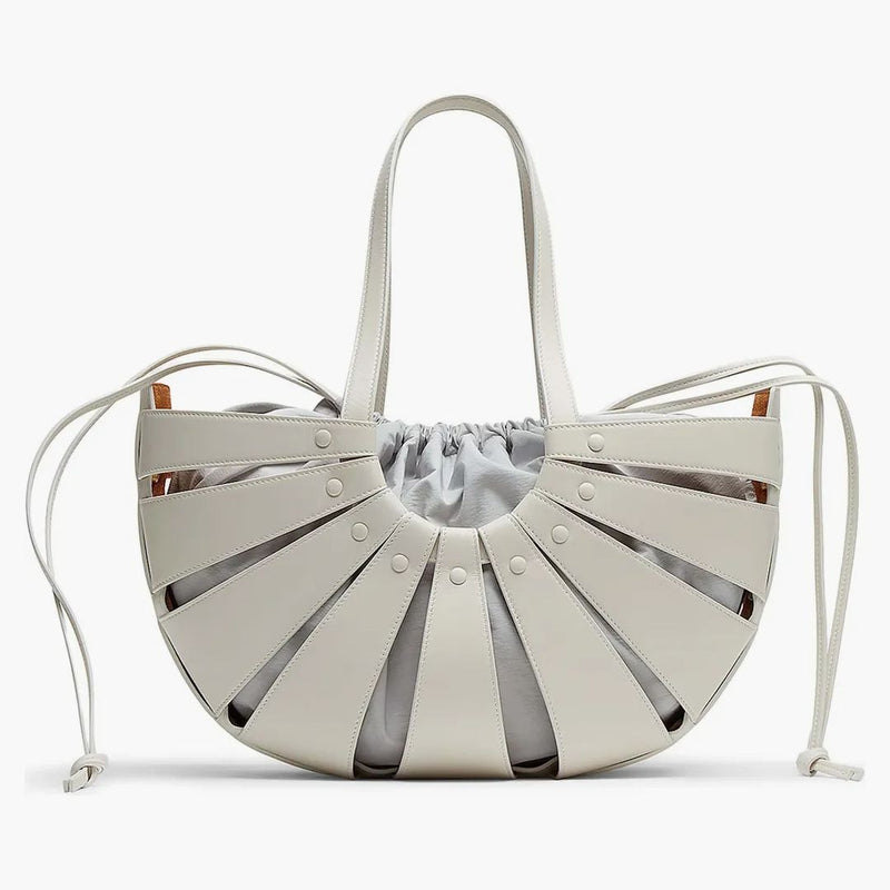 Bottega Veneta The Shell Medium Handbag Grey