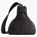 Bottega Veneta Tie Intreccio Black